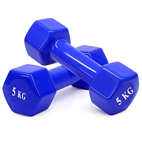 Nfinity Vinyl Dumbbell | Vinyl Dumbbell Weights - Nfinity | Fitness and gym equipment | Dumbbells | Plates