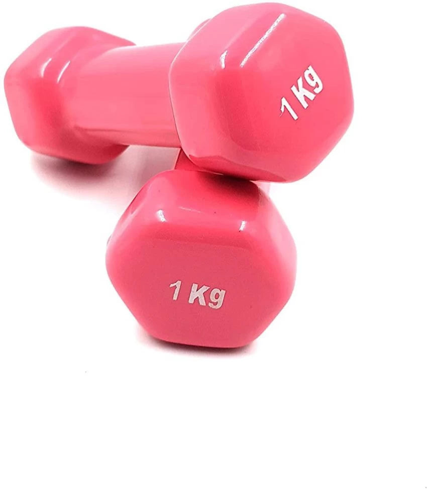 Nfinity Vinyl Dumbbell | Vinyl Dumbbell Weights - Nfinity | Fitness and gym equipment | Dumbbells | Plates
