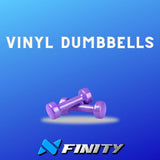 Nfinity Vinyl Dumbbell | Vinyl Dumbbell Weights - Nfinity | Fitness and gym equipment | Dumbbells | Plates 